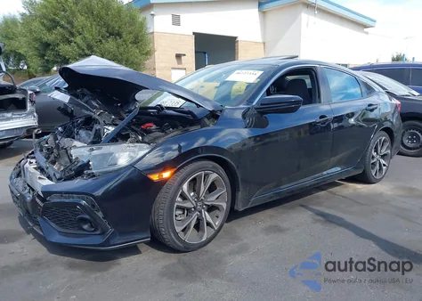 2017 Honda Civic Si из США, поврежденный, VIN 2HGFC1E51HH706138